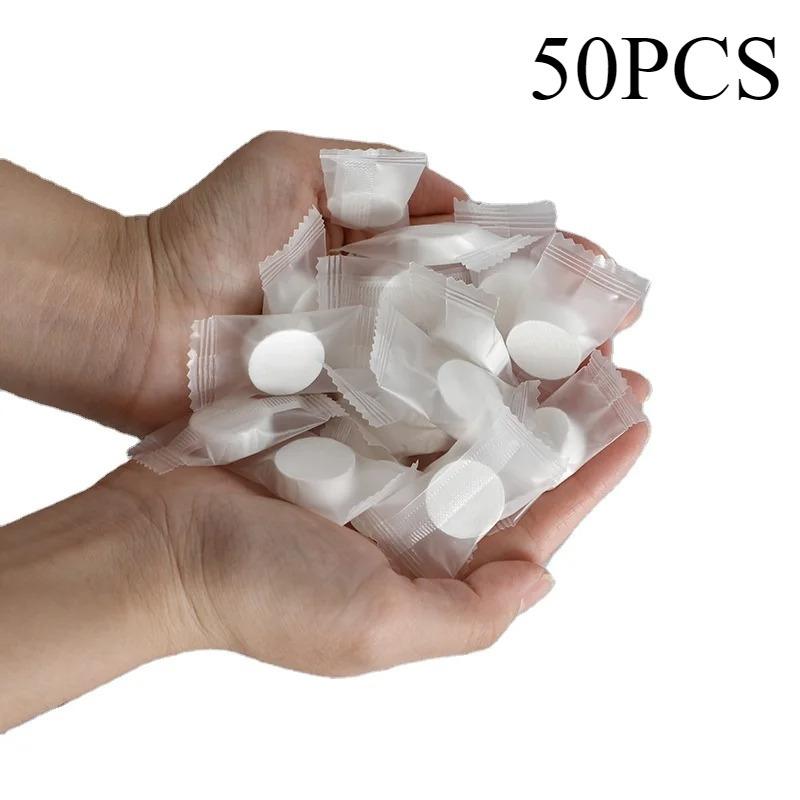 50pcs Disposable Compressed Towel Coin Tissue Travel Portable Mini Compressed Towel For Outdoor Travel BBQ Camping Face Wipes