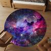 1pc space nebula Round Chair mat Area Rug - Non-Slip, Floor Mat for Office, Bedroom, and Indoor Decor c1118243