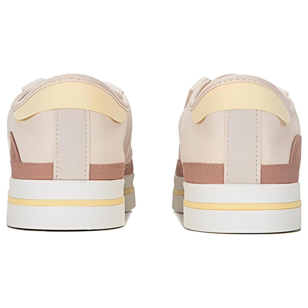 Adidas Neo City Canvas Non-Slip Durable Low-Top Skate Shoes Unisex Sneakers Pink Brown HQ6931