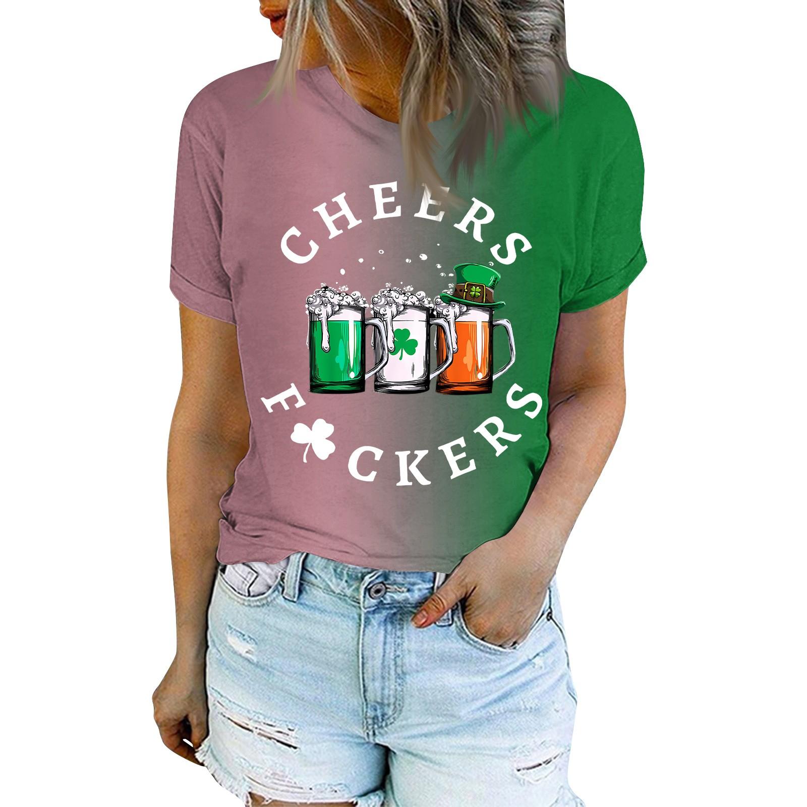 

Жіноча модна повсякденна футболка з круглим вирізом і короткими рукавами XL білий