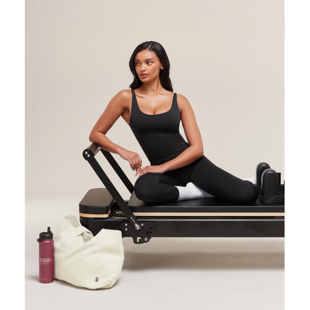 Gymshark Soft Sculpt Shelf Tank Black B3b9b Bb2j