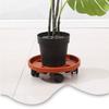 New Movable Rolling Flower Pot Rack with Universal Wheel Potted Plant Plant Stand Gardening Wide Application Flower Pot Tray