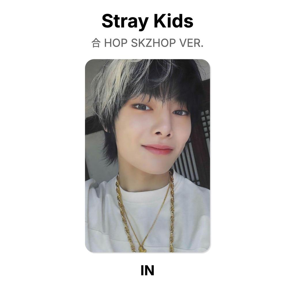 Stray Kids HOP SKZHOP VER. Official Photocard