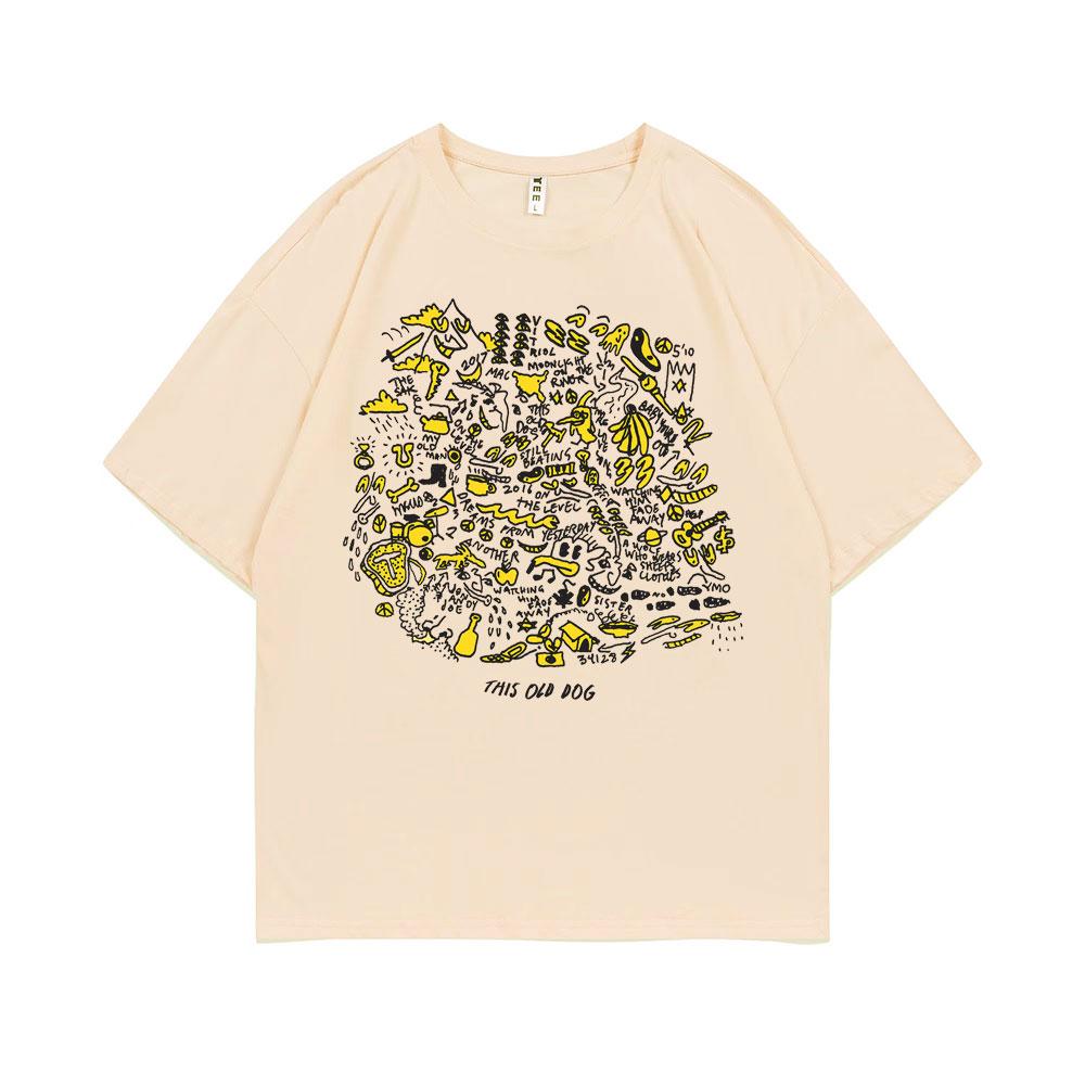 Singer Mac Demarco This Old Dog Album Graphic Tshirt Short Sleeve Men Women Vintage Oversized T-shirts Male Pop Music T Shirts