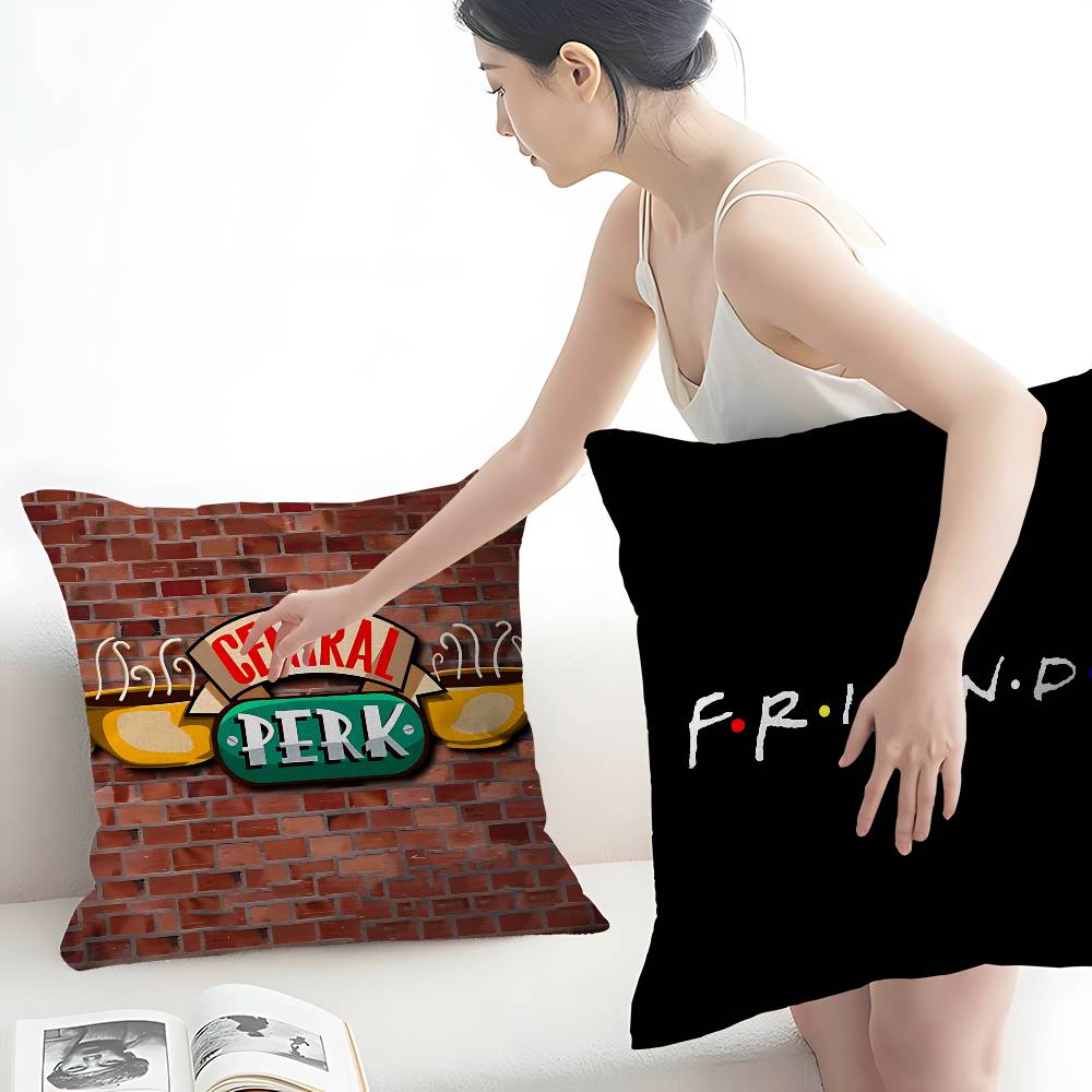 Classic Sitcom Series F-Friends Cushion Cover Inches Farmhouse Decor Home Throw Pillow Covers For Couch Decorations