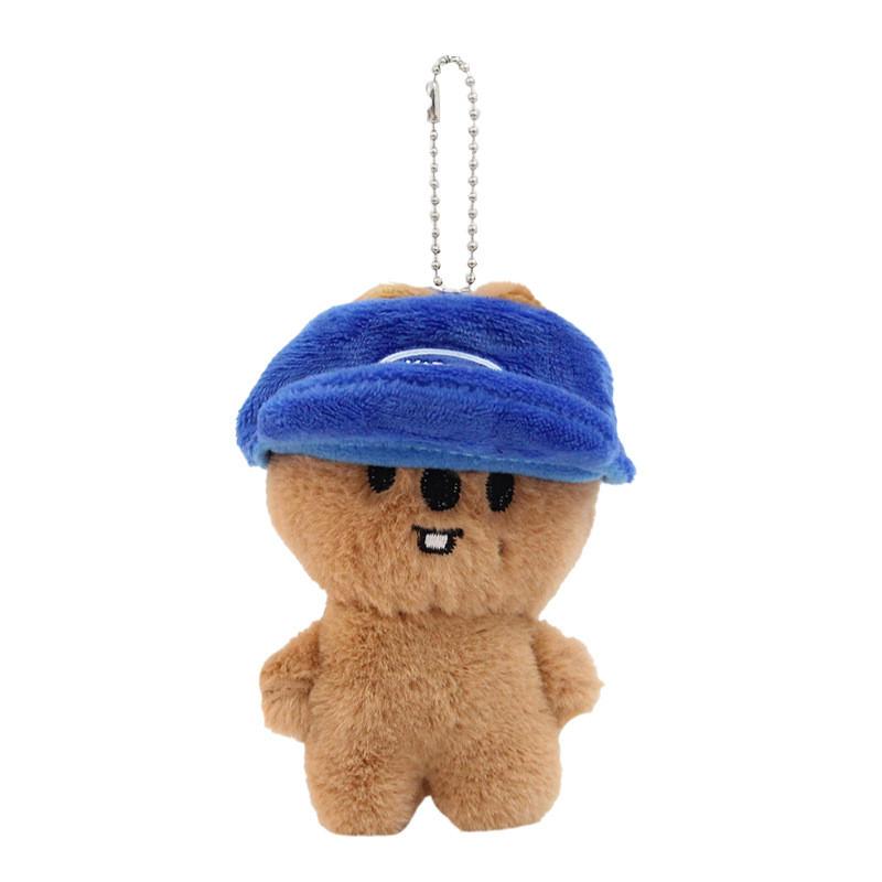 Wolf Bear Plush Rabbit Keyring With Hat Design For Kids And Gift Collectors