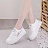 2024 Spring Korean Style Women's Thick Sole Platform White Shoes - Trendy, Breathable, Height-Increasing Casual Shoes for Students