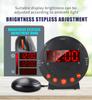 Phone Call Vibration Clock with 3 Vibration Beeping Choice Reminder Deaf Alarm Clock for Hotel Home Use