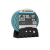 GARDENA 20m Hose and Hose Holder Set Connector and Cleaning Product Up To 12 Years (with Nozzle) 18005-20 Warranty