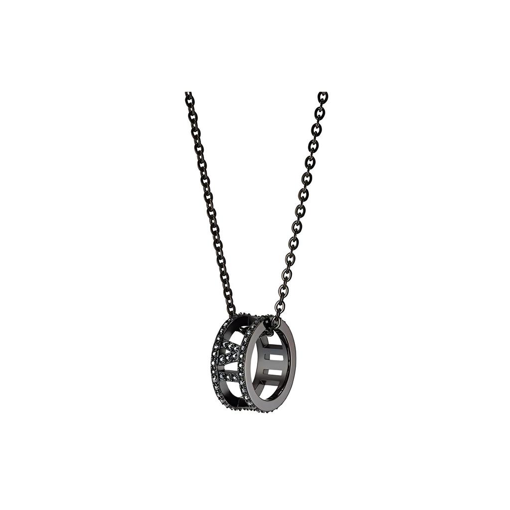 Swarovski My Hero PVD Electroplated Necklaces Mens Black
