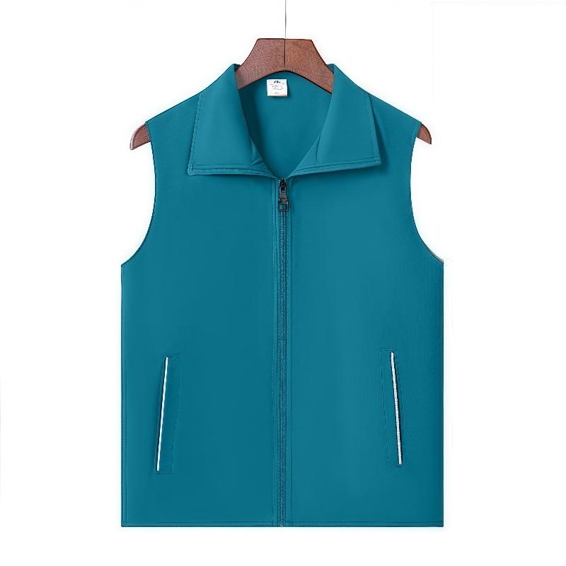 Outdoor Men's Pocket Vest Jacket Pographer Vest Worker Electrician Welder Car Repair Work Vest high-end custom logo