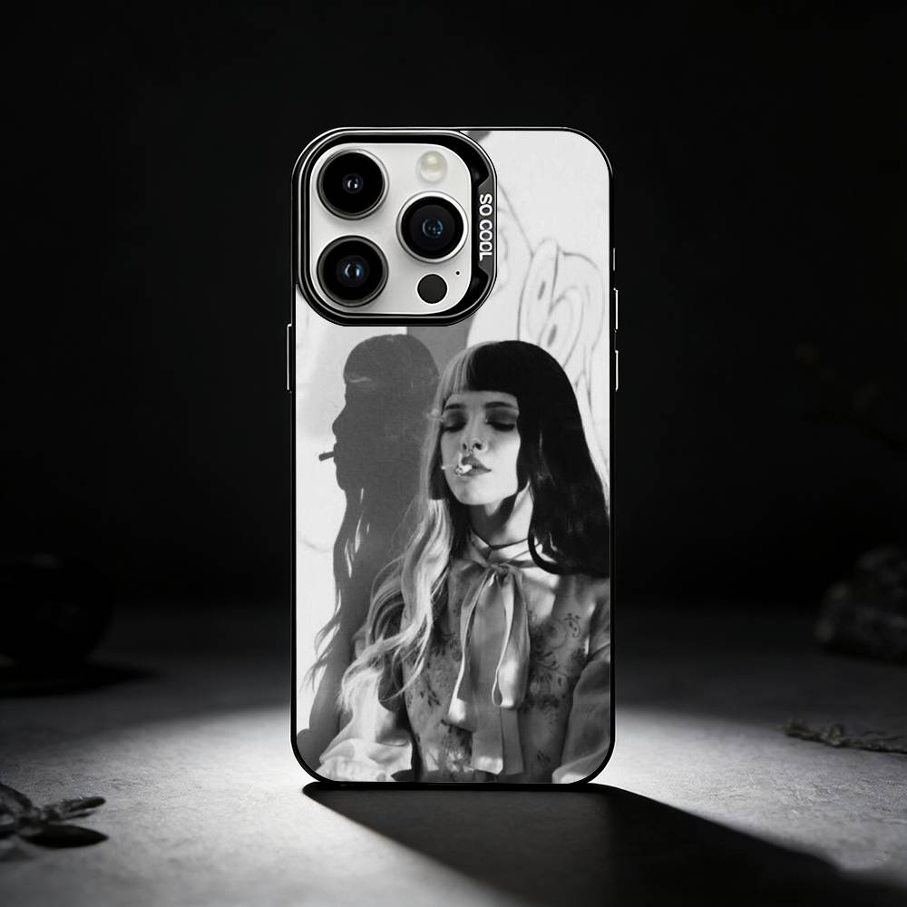 M-Melanie Martinez Portals Phone Case For iPhone 17,16,15,14,13,12,11 Plus,Pro Max,XS,Colored silver phone case