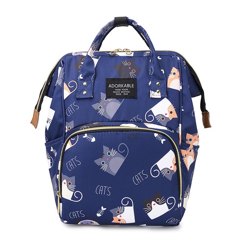 Trendy Large-Capacity Mommy and Baby Travel Backpack