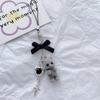 S 1 Piece Fashion Y2k Style Lovely Kitty Mobile Phone Charms Cute Cat Bow Cross Keychains Lanyard for Keys Strap