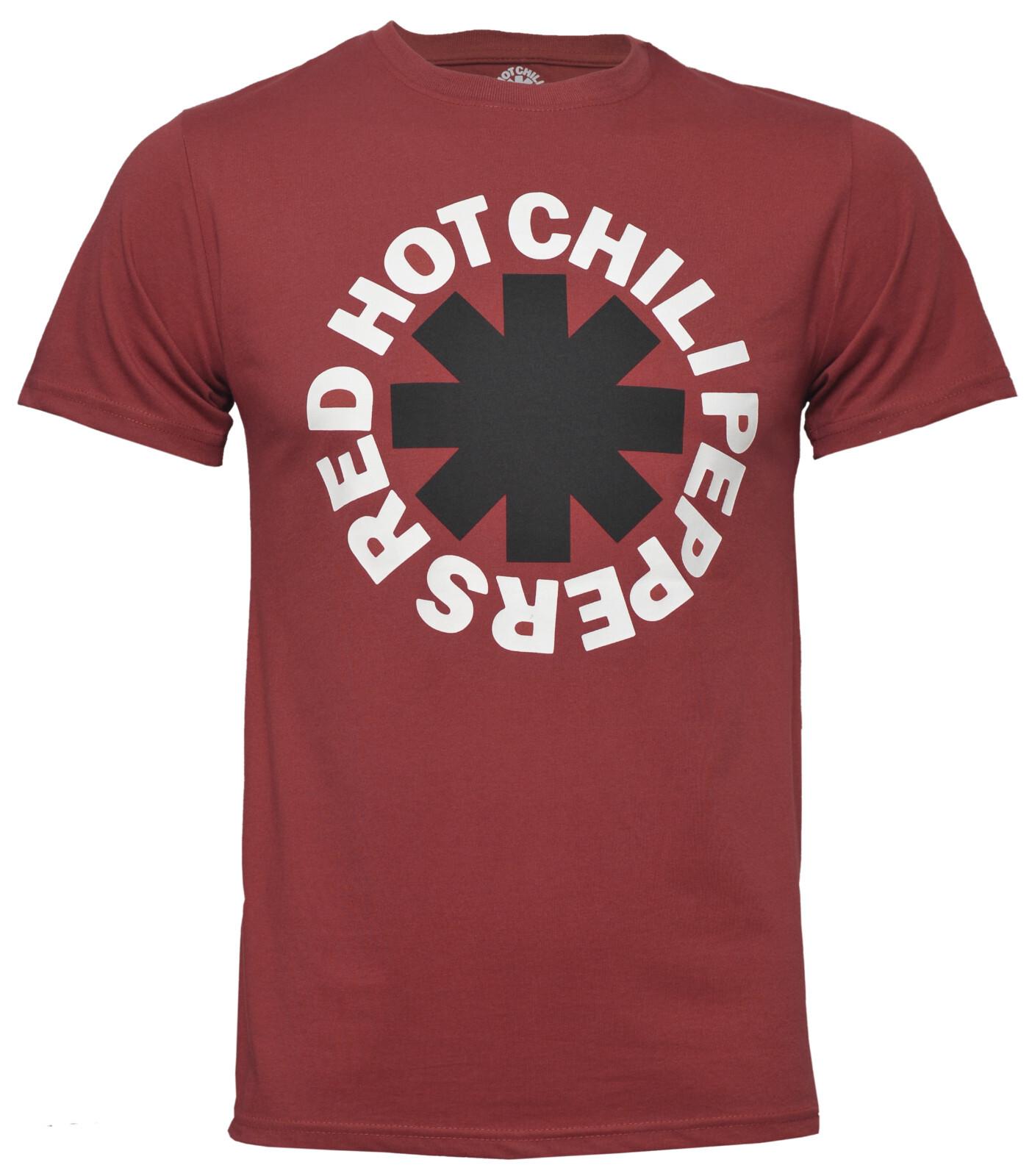 Футболка Red Hot Chili Peppers Логотип-звездочка RHCP Новая Официальная 01MR XL
