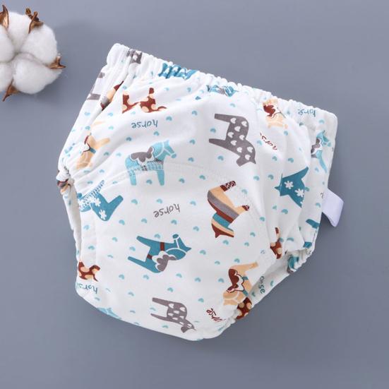 Infant Training Pant Washable Breathable Reusable Diaper Adjustable Diaper Cover for Baby