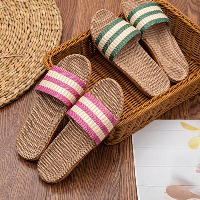 36-45 Pantofole da uomo per uomo Scarpe basse in EVA Pantofole casual leggere in lino da donna per la casa