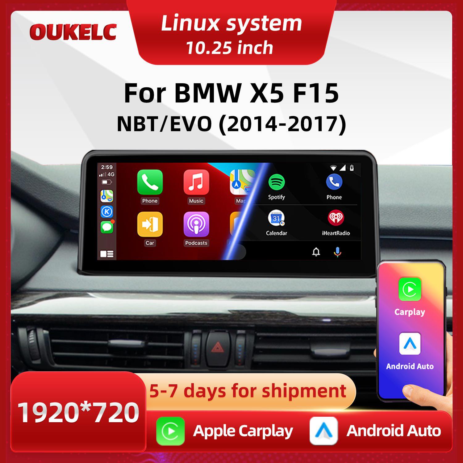 

10.25 GPS Navigation System for BMW 5 Series F15 - Central Control Display Linux