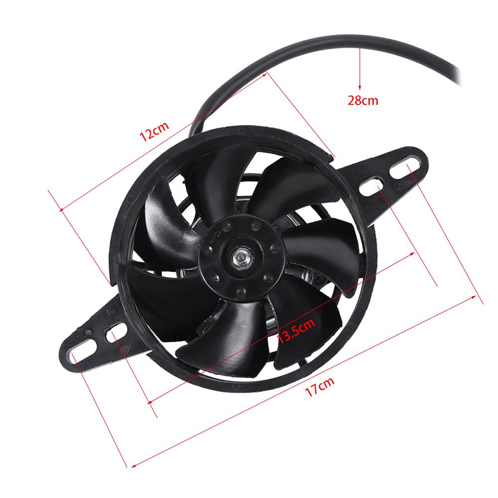Cooling System Oil Cooler Fan Parts Water Cooler High Performance Motorcycle Cooling Fan Pit Bike