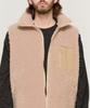 Cargobros Fleece Pocket Vest (Beige)