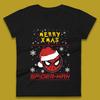 Merry Xmas Spider-Man Womens T-Shirt Mens Tops Tees Unisex