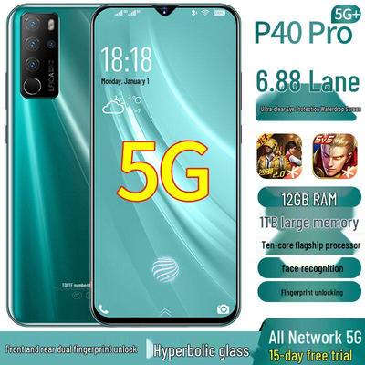 Genuine P40 5G Android Smartphone, 6.8" for Students & Seniors