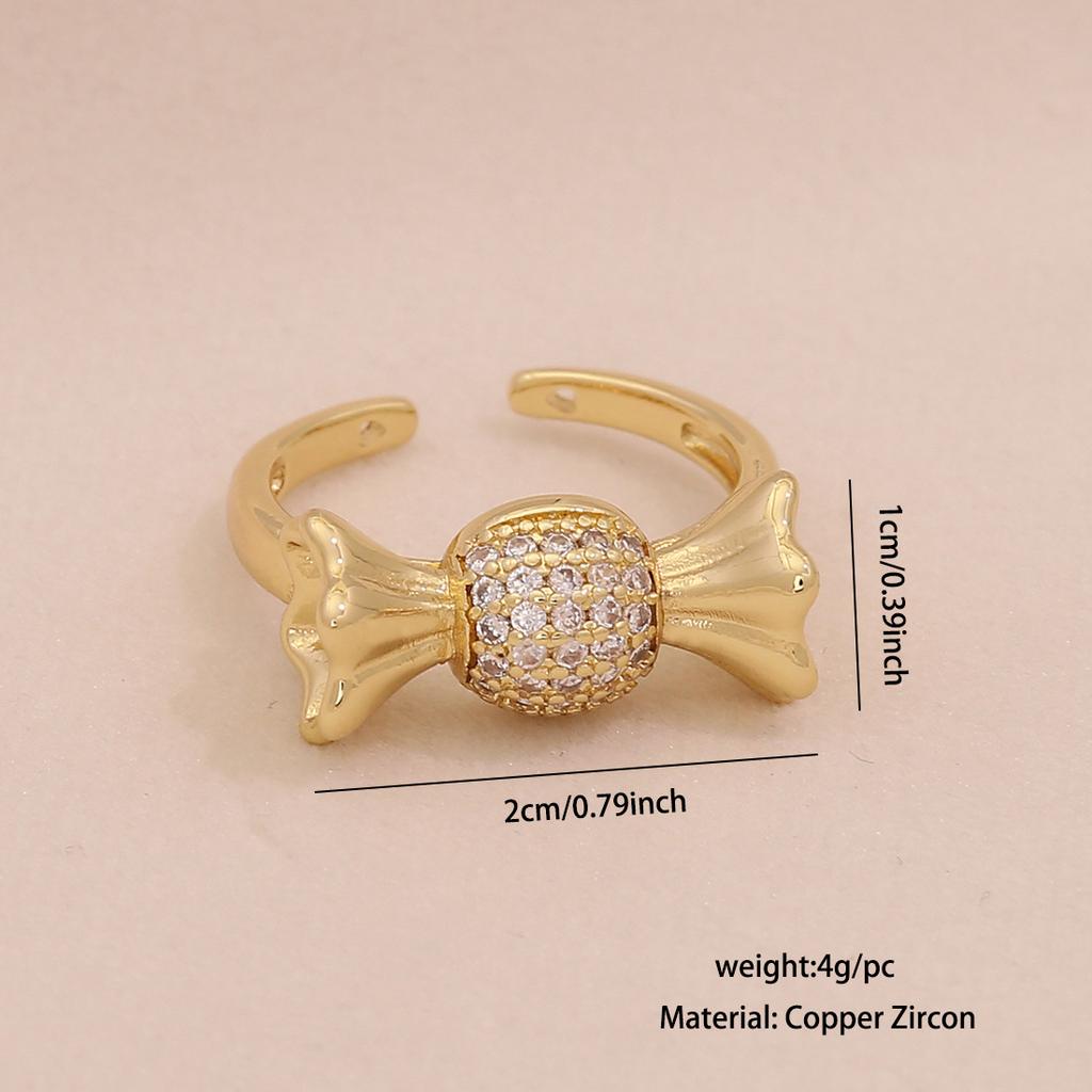 Inel Nou Zirconiu Irregular cu Inel Elegant Geometric pentru Femei, Piesă de Mână Mică și Versatilă