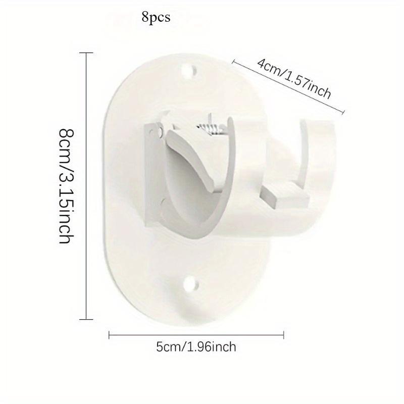 2 шт. Держатели для карнизов Тяжелые крючки для карнизов Самоклеящиеся держатели для карнизов Крючки-держатели для карнизов Опора для карнизов 2pcs белый