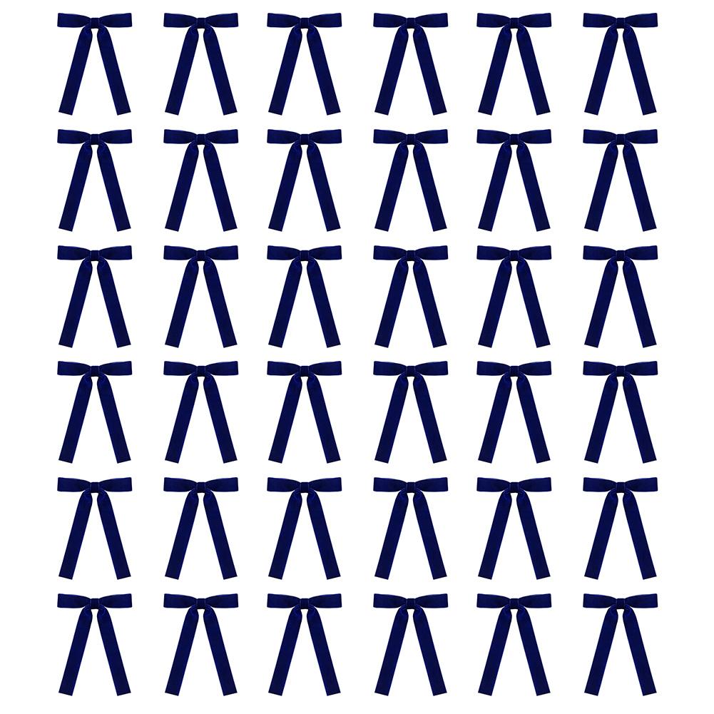 

Christmas Tree Accents Velvet Ribbon Bows Elegant Christmas Ornaments Christmas Decoration Pre-tied Decorations