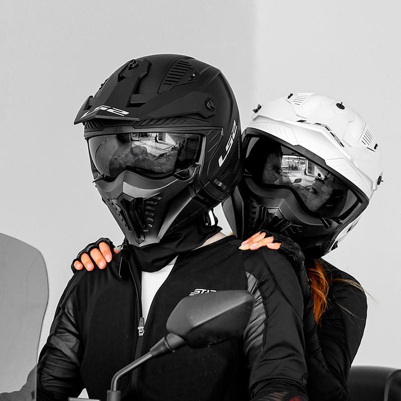 Full Face Motorcycle Helmet Street Bike Riding Adult Unisex 3C Certified All Season Windproof Anti-Fog KPA Material