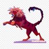 Cartoon Lion Iron on Heat Transfer Printing Vinyl Patches Sticker for Clothes DIY Appliques Washable Patches