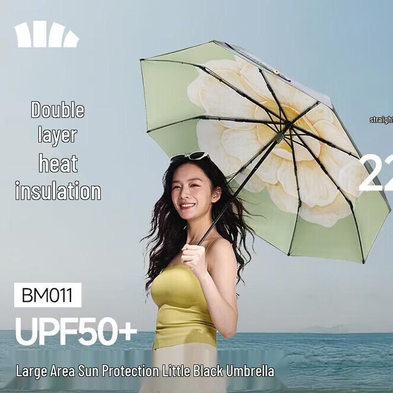 Beneunder UV Protection Triple-Fold Dual-Use Umbrella