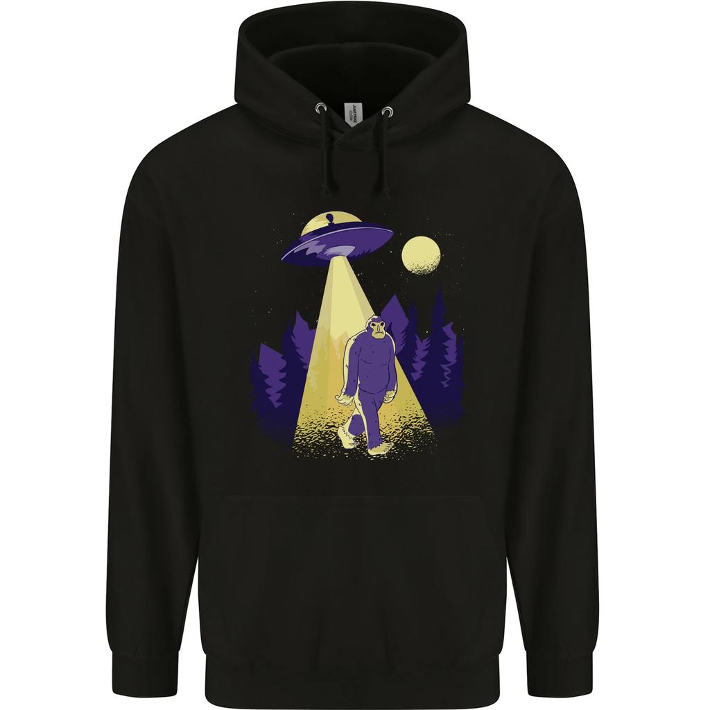 Bigfoot Abduction Funny Alien UFO Hoodie