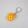50pcs Dental Floss Tooth Keychain Portable Floss Roll Tooth-Shaped Key Chain Teeth Care Oral Clean Tool