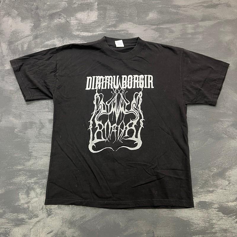Vintage Dimmu Borgir Shirt Mens Large Black 2000s Norway Unisex T-Shirt L