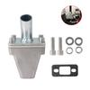 DIY Chain Tensioner Fit 80cc Engine Motor Cylinder Piston 40mm 2 In1 Racing Reed Valve Muffler Pipe For Engine Motorized Bike