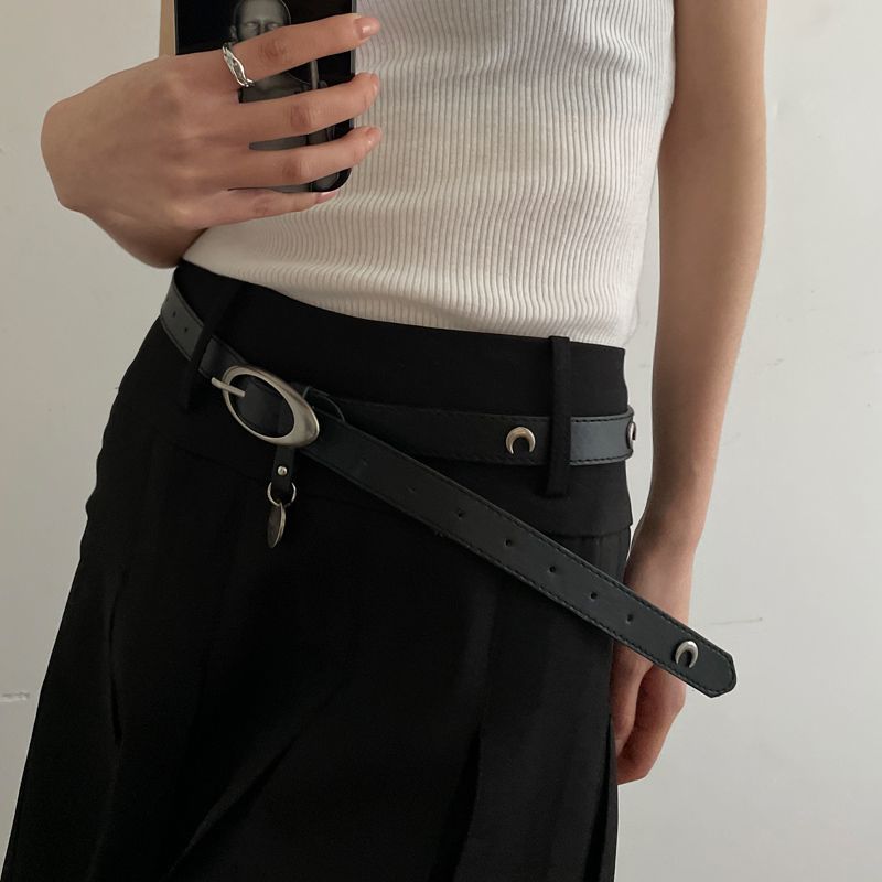 Trendy Material Pu Womens Belt Featuring Eyecatching Star Patterns Ideal For Summer And Wear Everyday