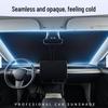 Silver-Coated UV Protection Car Sunshade: Full Blackout Heat Insulation for Windshield