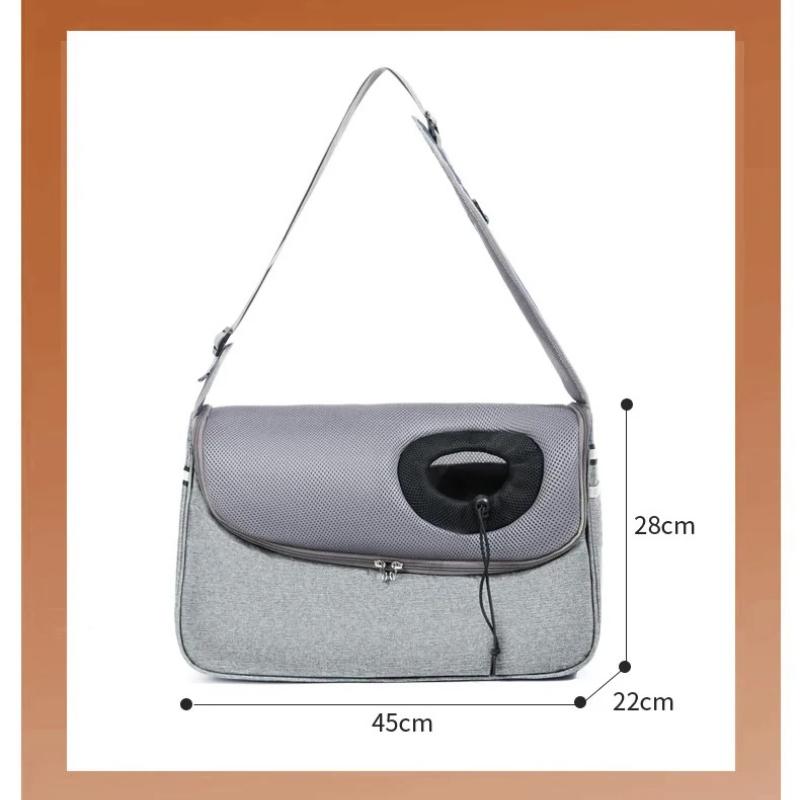 Portable Pet Carrier Breathable Cat Bag Crossbody Shoulder Handbag Travel Bag for Small Cats Puppy