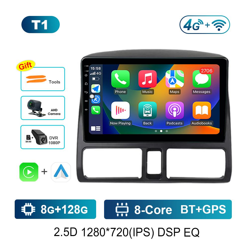 Android OS for Honda CR-V CRV 2 2001 - 2006 Car Radio Multimedia Player 4G Bluetooth WiFi GPS Navigation IPS Screen Auto Tools