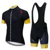 Cycling Suit Short-sleeved Suit Men's Mountain Bike Summer Bicycle Men's Top Strap Shorts