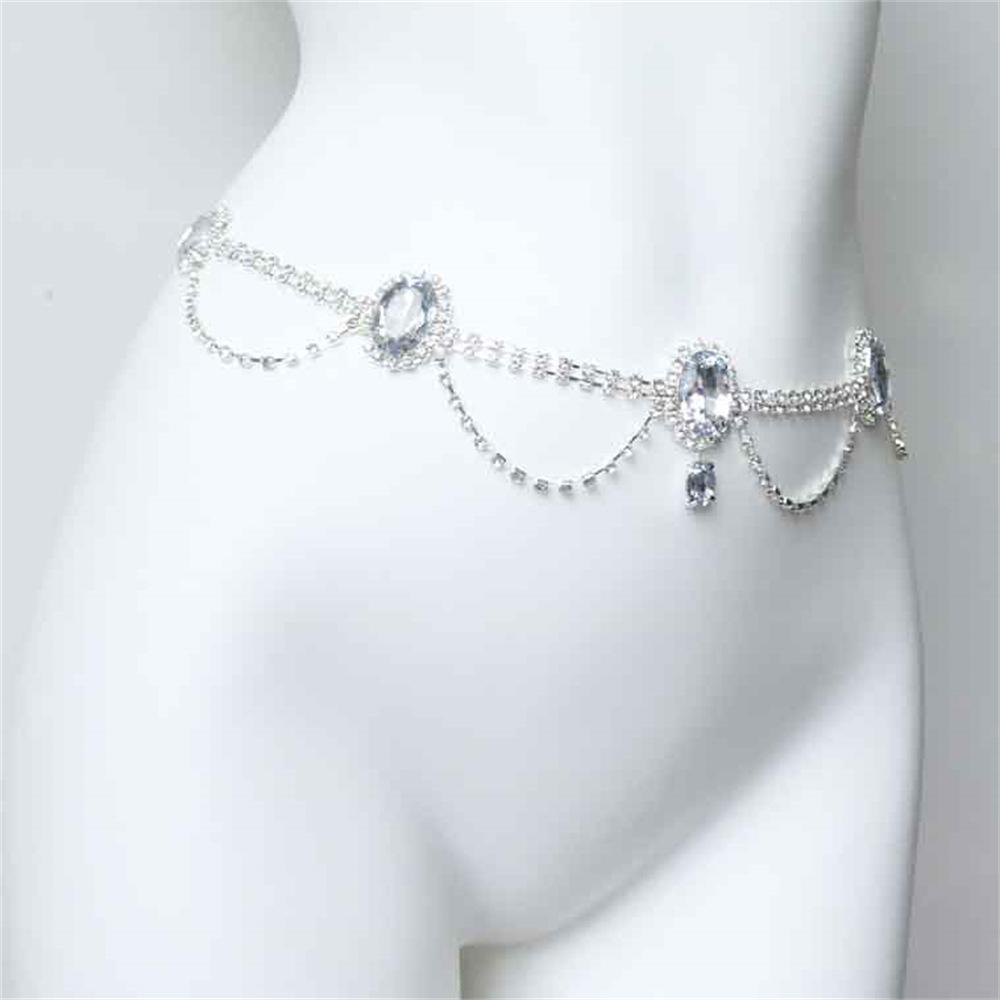European And American Fashion Body Chain Waist Chain, Exaggerated Women'S Super Flash Sexy Wear Jewelry Accessories