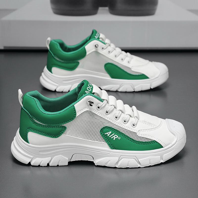 Новые мужские удобные спортивные туфли повседневная обувь корейская версия тренда обувь — фото 7