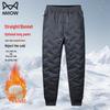 Mao Ren Men's Winter Lambswool Fleece Lined Thickened Casual Sports Pants