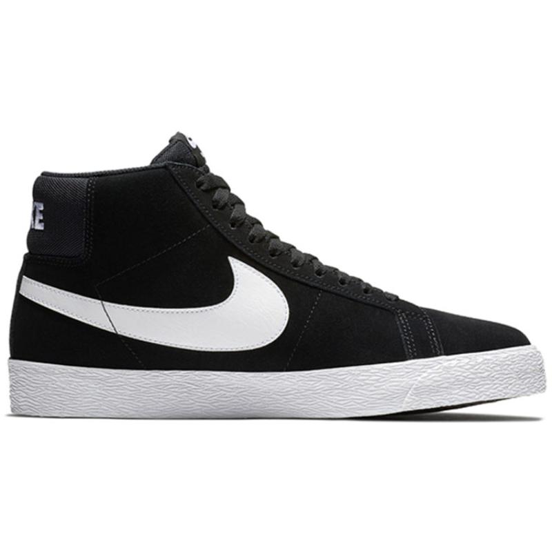 Nike SB Zoom Blazer Mid Black White Skateboard Shoes 864349-002