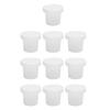 10pcs Dessert Cups with Lids High Temperature Resistant PP Plastic Party Serving Cup for Pudding Yog