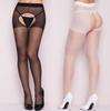 Shengrenmei New Tights Fashion Pantyhose Red White Stockings Women Ladies Sexy Lingerie Open Crotch Tights  Dropshipping