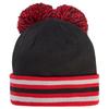 adidas Embroidered Design Fleece Hat Unisex Hats Black Bright-Red KA2391