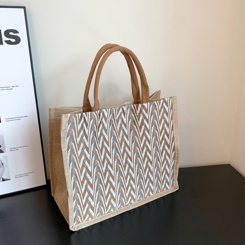 

Высокая ценность и большая вместимость классная сумка женская новая универсальная сумочка лен плечевая сумка тоут тренд хаки