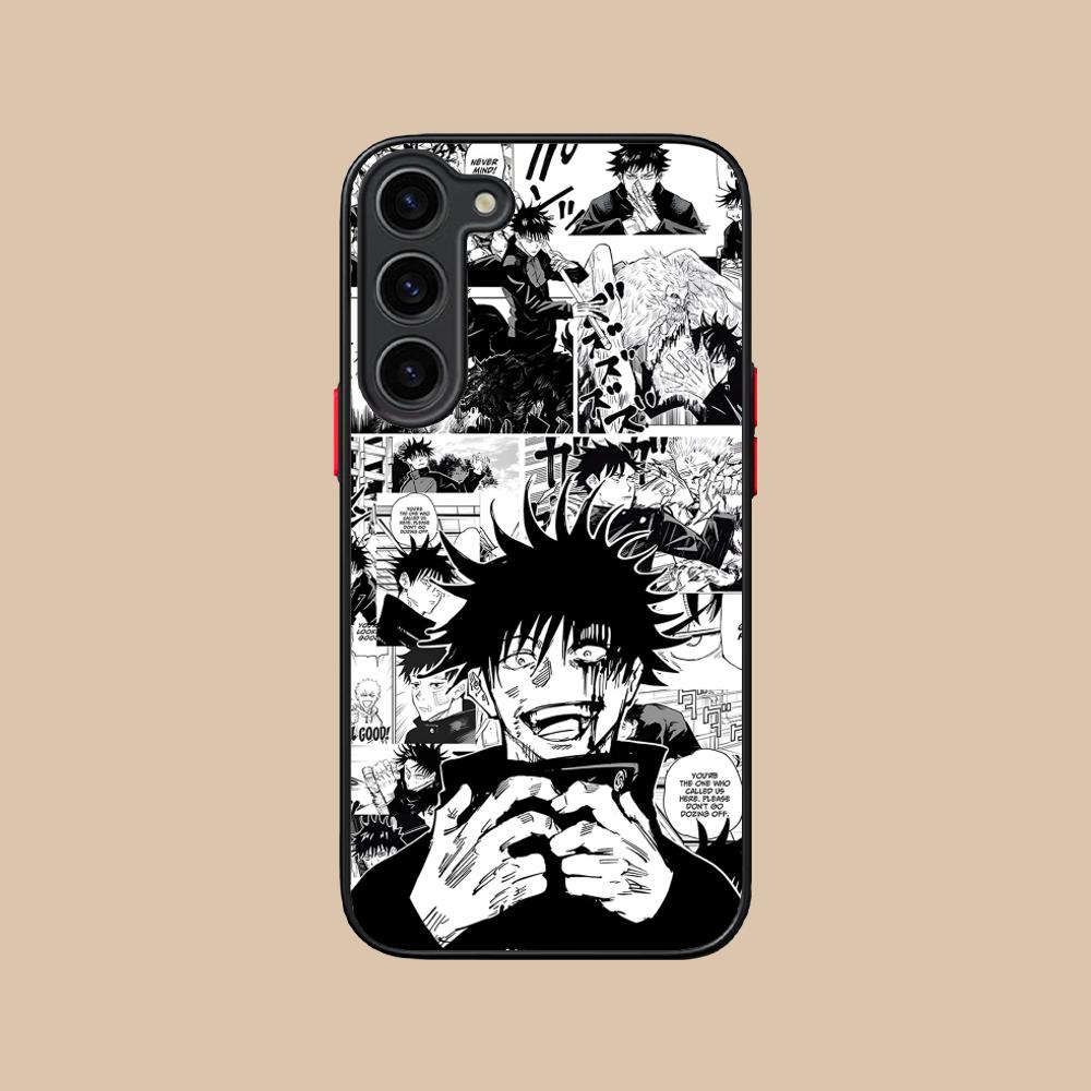 

Jujutsu Kaisen Megumi Mobile Phone Case for Samsung Galaxy S25 S24 S23 S22 S21 Plus FE Ultra Colour Silicone Cover Luxury Cover Galaxy S25